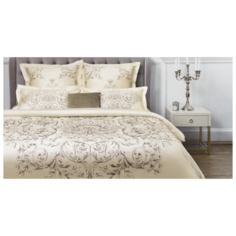 Постельное белье 2-спальное ECOTEX Новеллика Ренуар, сатин, 50 х 70 и 70 х 70 см бежевый