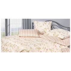 Постельное белье семейное ECOTEX Гармоника Каприз, сатин, 70 х 70 и 50 х 70 см бежевый