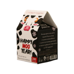 Чистое счастье Соль для ванн Happy MOO year ванильное молоко, 200 г