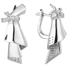 Balex Серьги 2445900004 из серебра 925 пробы с фианитом