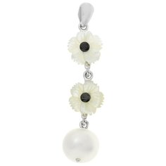 Balex Подвеска 3432930137 из серебра 925 пробы с жемчугом культивированным, перламутром и фианитом