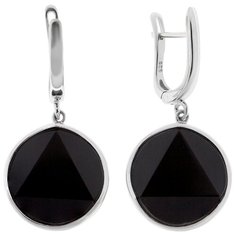 Balex Серьги 2436930201 из серебра 925 пробы с ониксом