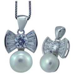 Balex Подвеска 3405937496 из серебра 925 пробы с жемчугом культивированным и фианитом