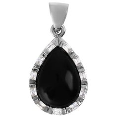 Balex Подвеска 3405934673 из серебра 925 пробы с ониксом и фианитом