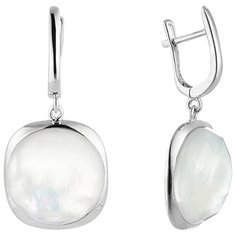 Balex Серьги 2436930226 из серебра 925 пробы с перламутром и горным хрусталем