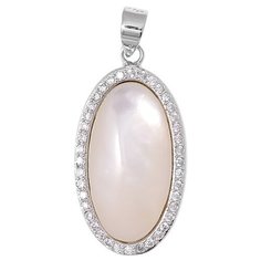 Balex Подвеска 3448930023 из серебра 925 пробы с перламутром и фианитом