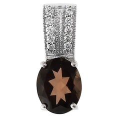 Balex Подвеска 3410931190 из серебра 925 пробы с раухтопазом природным и фианитом