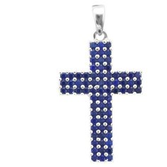 Balex Подвеска 3410931024 из серебра 925 пробы с сапфиром синтетическим и фианитом