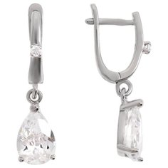 Balex Серьги 2502790157 из серебра 925 пробы с фианитом