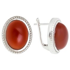 Balex Серьги 2410931744 из серебра 925 пробы с сердоликом природным