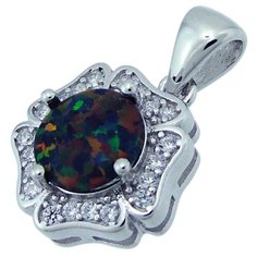 Balex Подвеска 3405937406 из серебра 925 пробы с опалом и фианитом