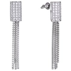 Balex Серьги 2418910441 из серебра 925 пробы с фианитом