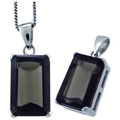 Balex Подвеска 3405937619 из серебра 925 пробы с раухтопазом природным