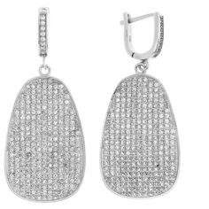 Balex Серьги 2222910180 из серебра 925 пробы с фианитом