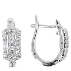 Balex Серьги 2445910036 из серебра 925 пробы с фианитом