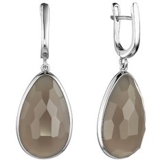 Balex Серьги 2436830198 из серебра 925 пробы с агатом природным