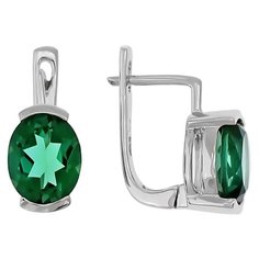 Balex Серьги 2405936635 из серебра 925 пробы с шпинелью синтетической