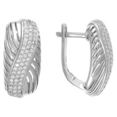 Balex Серьги 2433920169 из серебра 925 пробы с фианитом