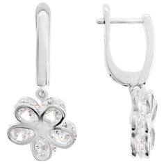 Balex Серьги 2422910270 из серебра 925 пробы с фианитом