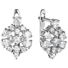 Balex Серьги 2405737769 из серебра 925 пробы с фианитом