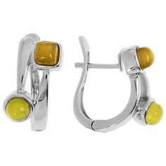 Balex Серьги 2432920029 из серебра 925 пробы с кошачьим глазом