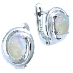 Balex Серьги 2405937755 из серебра 925 пробы с опалом природным