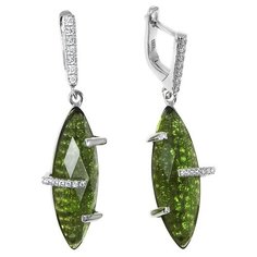 Balex Серьги 2422910282 из серебра 925 пробы с шпинелью синтетической и фианитом