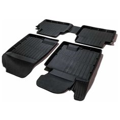 Комплект ковриков SRTK PR.KI.CD.12G.02049 4 шт. черный