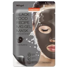 Purederm Гидрогелевая маска Black Food Recipe MG: Gel Mask, 23 г