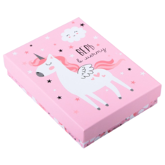 Коробка подарочная Дарите счастье Верь в мечту 14 х 3.5 х 10.5 см розовый/белый