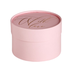 Коробка подарочная Дарите счастье With love 12 х 8 х 12 см розовый