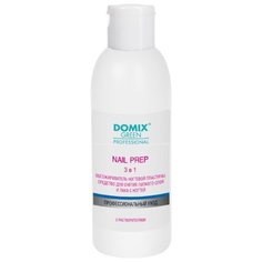 Domix Green Professional Обезжириватель ногтевой пластины и средство для снятия липкого слоя и лака Nail Prep 3 в 1 200 мл