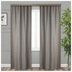 Портьеры Witerra Стенли на ленте 135x260 см 2шт. кофе с молоком