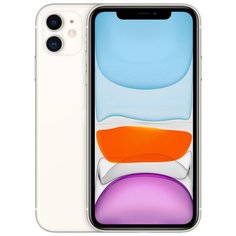 Смартфон Apple iPhone 11 64GB белый (MWLU2RU/A)