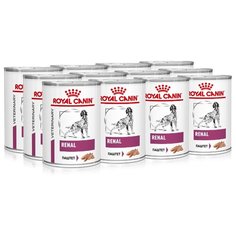 Влажный корм для собак Royal Canin Renal, при заболеваниях почек 12шт. х 410г