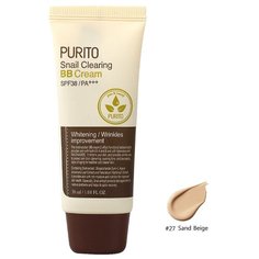 Purito BB крем Snail Clearing, SPF 38, 30 мл, оттенок: 27 Sand Beige