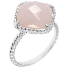 Balex Кольцо 1429930035 из серебра 925 пробы с халцедоном, размер 18.5