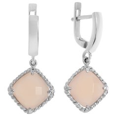 Balex Серьги 2429930035 из серебра 925 пробы с халцедоном