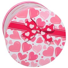 Коробка подарочная Yiwu Zhousima Crafts со светодиодом 15 х 15 х 12 см 2947999 розовый