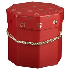 Коробка подарочная Yiwu Zhousima Crafts 3569230 - 31 11 х 11 х 11 см красный