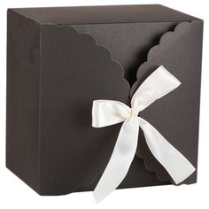 Коробка подарочная Yiwu Zhousima Crafts сборная для сладкого 22 х 14.5 х 22 см черный 2