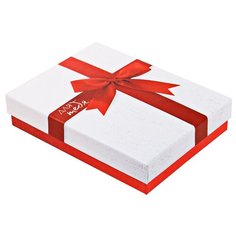 Коробка подарочная Дарите счастье Для тебя 14 х 3.5 х 10.5 см белый