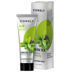 Consly пенка для умывания балансирующая c экстрактом зеленого чая Green Tea Balancing & Purifying, 100 мл