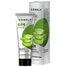 Consly пенка для умывания успокаивающая c экстрактом алоэ вера Aloe Soothing & Hydrating, 100 мл