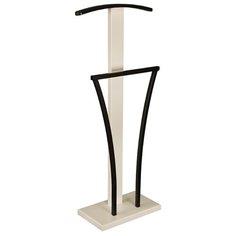 Напольная вешалка Мебелик Галант 357 черный/слоновая кость