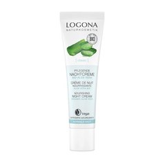 Logona Classic Nourishing Night Cream Крем для лица ночной питательный с био-алоэ, 30 мл