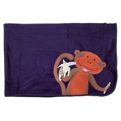 Плед Little Car Monkey 80х100 см синий