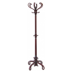 Напольная вешалка Мебелик В 4Н махагон