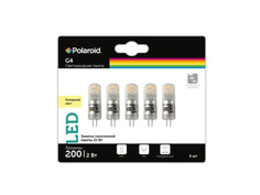 Лампочка Polaroid G 2W 12V 4000K G4 200Lm 5шт PL-G412V24/5