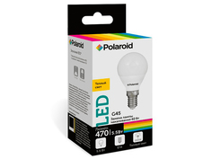 Лампочка Polaroid G45 5.5W 220V 3000K E14 470Lm PL-G4555143